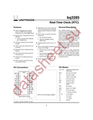 BQ3285P-SB2E3 datasheet  
